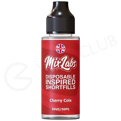 Cherry Cola Shortfill E-Liquid by Mix Labs 100ml