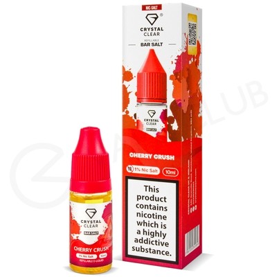 Cherry Crush Nic Salt E-Liquid by Crystal Clear