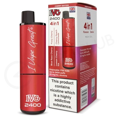 Cherry Edition IVG 2400 Disposable Vape