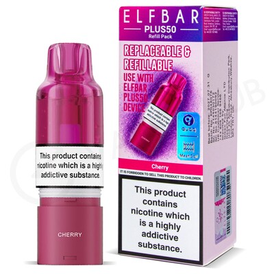 Cherry Elf Bar Plus 50 Refill Pod