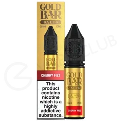 Cherry Fizz Nic Salt E-Liquid by Gold Bar Salts