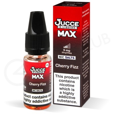 Cherry Fizz Nic Salt E-Liquid by Jucce Max