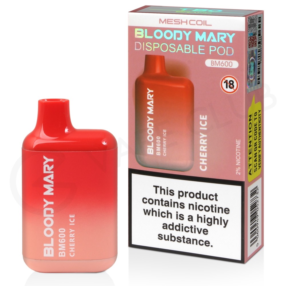 Cherry Ice Bloody Mary BM600 Disposable Vape