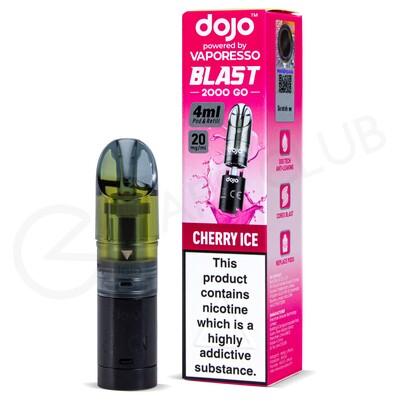 Cherry Ice Dojo Blast 2000 Go Refill Pod