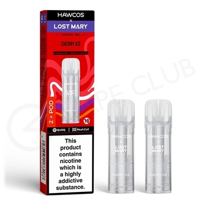 Cherry Ice Hawcos x Lost Mary Crystal Pro Prefilled Pods