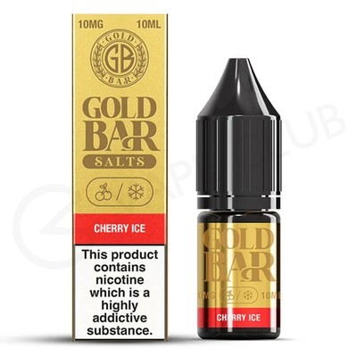 Cherry Ice Nic Salt E-Liquid by Gold Bar Salts