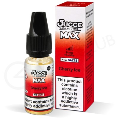 Cherry Ice Nic Salt E-Liquid by Jucce Max