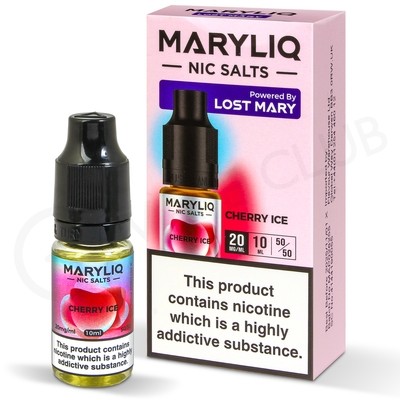 Cherry Ice Nic Salt E-Liquid by Lost Mary Maryliq