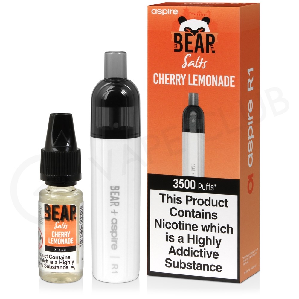 Cherry Lemonade Bear Aspire R1 Disposable Vape