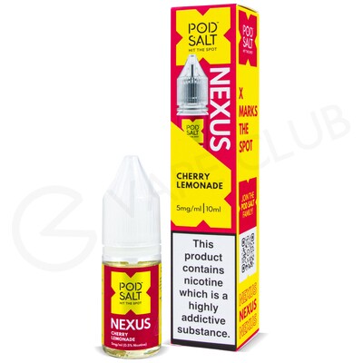 Cherry Lemonade Nic Salt E-Liquid by Pod Salt Nexus