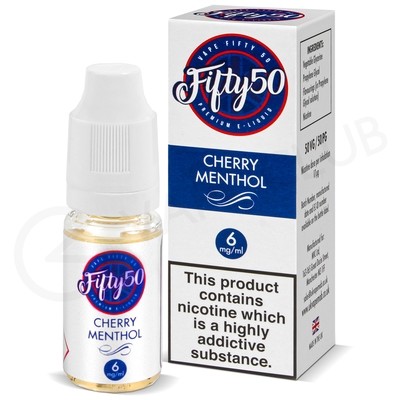 Cherry Menthol E-Liquid by Fifty 50