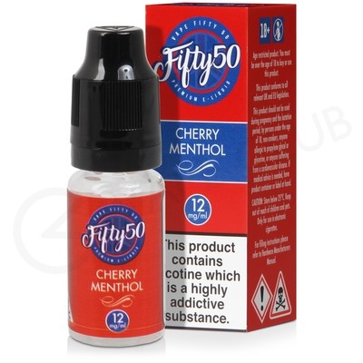 Cherry Menthol E-Liquid by Fifty 50
