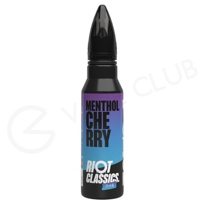 Cherry Menthol Shortfill E-Liquid by Riot Squad