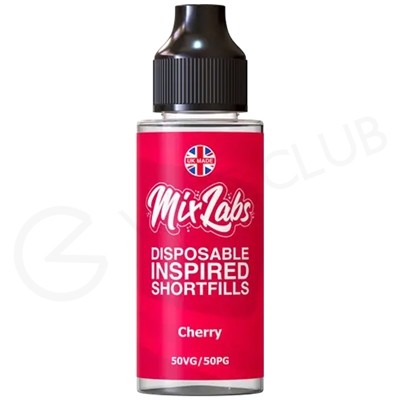 Cherry Shortfill E-Liquid by Mix Labs 100ml