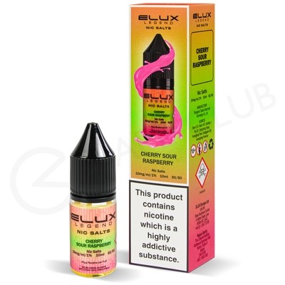 Cherry Sour Raspberry Nic Salt E-Liquid by Elux Legend