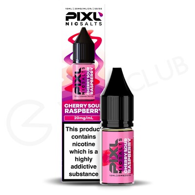 Cherry Sour Raspberry E-Liquid by Pixl Nic Salts