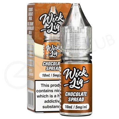 Chocolate Spread Nic Salt E-Liquid by Wick Liq Bar Juice