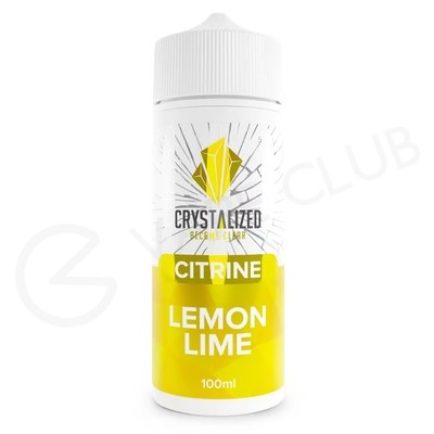 Citrine Lemon Lime Shortfill E-Liquid by Crystalized 100ml