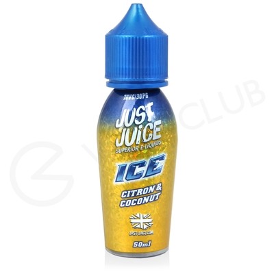 Citron & Coconut Shortfill E-Liquid by Just Juice Ice 50ml