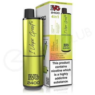 Citrus Edition IVG 2400 Disposable Vape
