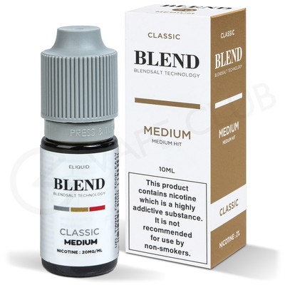 Classic Medium Nic Salt E-Liquid by Blend