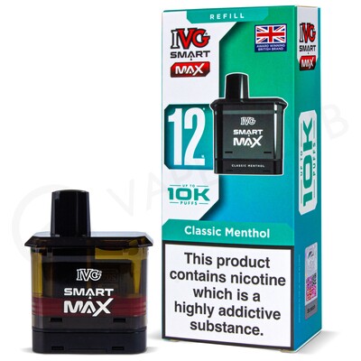 Classic Menthol IVG Smart Max Refill Pack