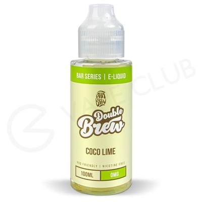 Coco Lime Shortfill E-Liquid by Double Brew Bar Series 100ml