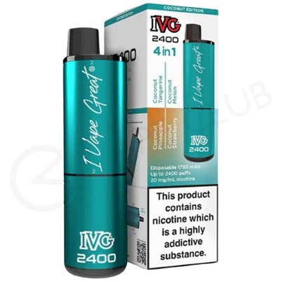 Coconut Edition IVG 2400 Disposable Vape