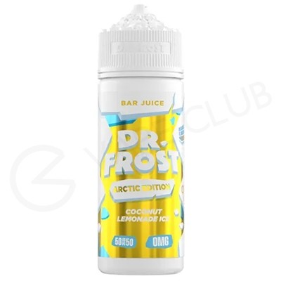 Coconut Lemonade Ice Shortfill E-Liquid by Dr Frost Arctic Edition 100ml