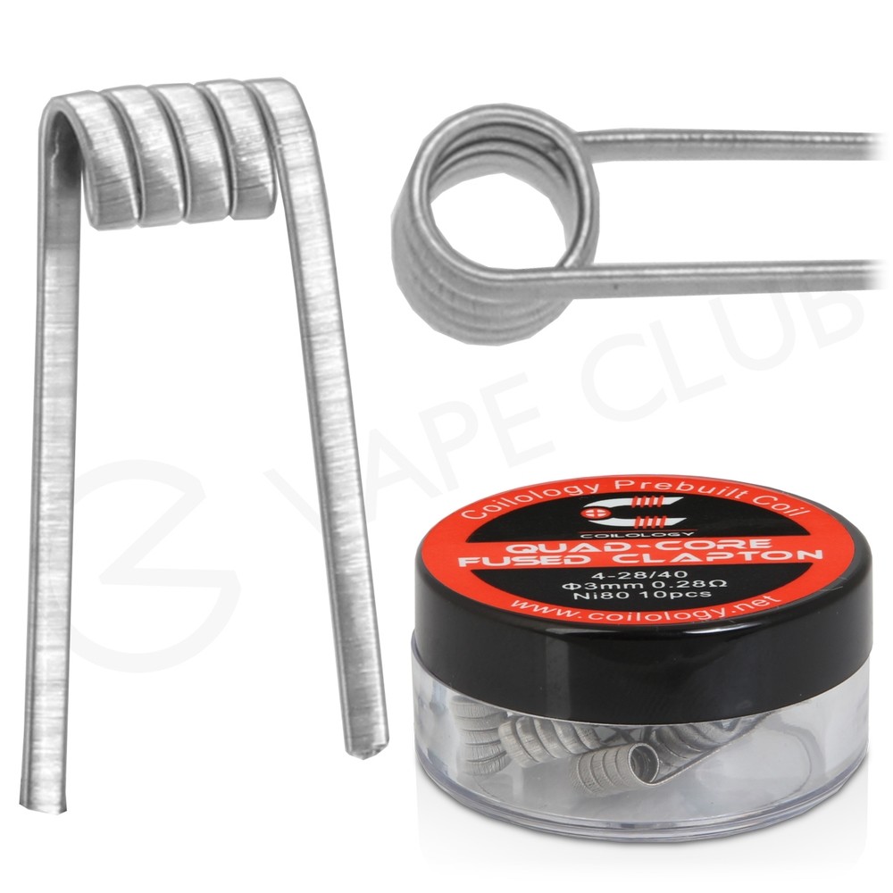 Coilology Quad Core Fused Clapton Premade Coils