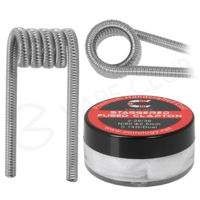 Coilology Staggered Fused Clapton Handmade Coils