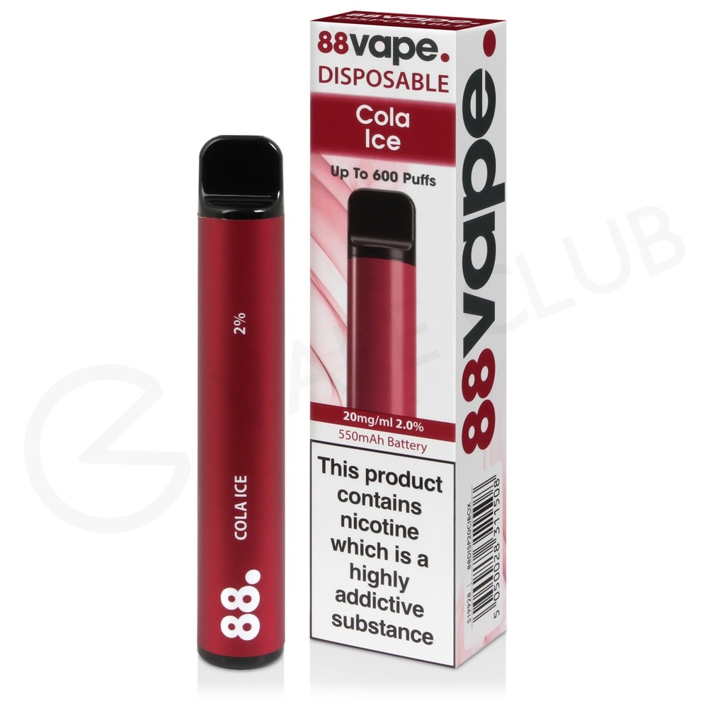 Cola Ice 88Vape Disposable Vape | 3 for £10