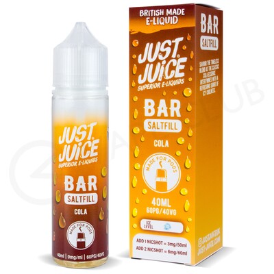 Cola Saltfill E-Liquid by Just Juice Bar 40ml
