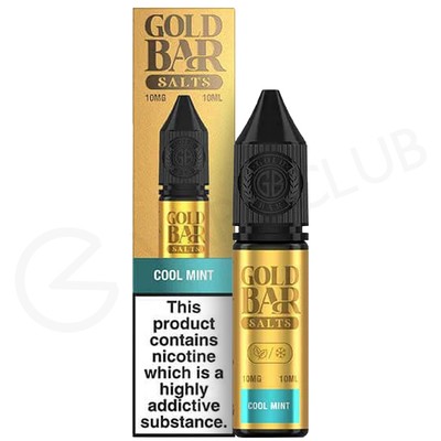 Cool Mint Nic Salt E-Liquid by Gold Bar Salts