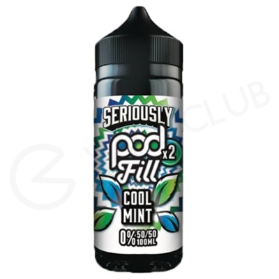 Cool Mint Shortfill E-Liquid by Seriously Pod Fill x2 100ml