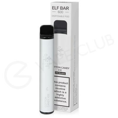 Cotton Candy Ice Elf Bar Disposable Vape