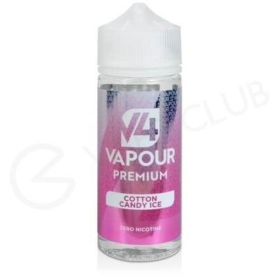 Cotton Candy Ice Shortfill E-Liquid by V4 Vapour Premium 100ml