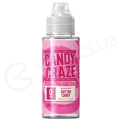 Cotton Candy Shortfill E-Liquid by Candy Craze 100ml