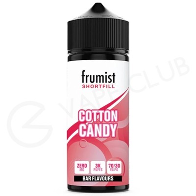 Cotton Candy Shortfill E-Liquid by Frumist 100ml