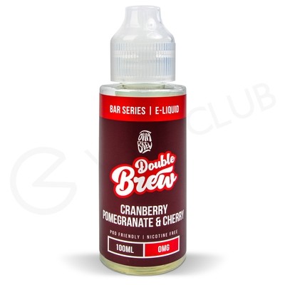 Cranberry Pomegranate Cherry Shortfill E-Liquid by Double Brew Bar Series 100ml