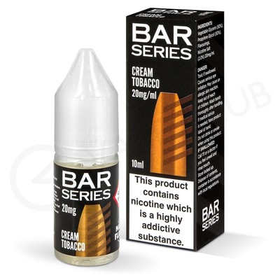 Cream Tobacco Nic Salt E-Liquid by Bar Series