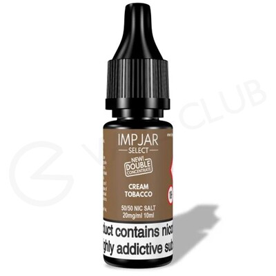 Cream Tobacco Nic Salt E-Liquid by Imp Jar Select