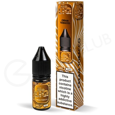 Cream Tobacco Nic Salt E-Liquid by The Liq