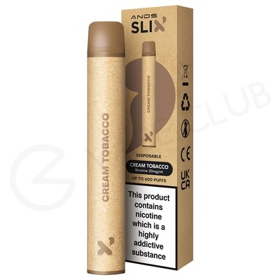 Cream Tobacco Slix Disposable Vape