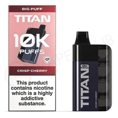 Crisp Cherry Titan 10K Disposable Vape