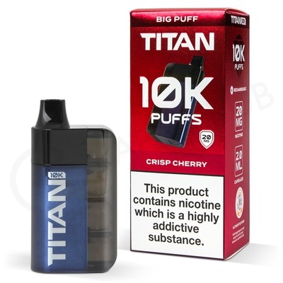 Crisp Cherry Titan 10K Disposable Vape