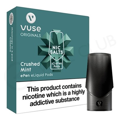 Crushed Mint ePen Nic Salt Prefilled Vape Pod by Vuse