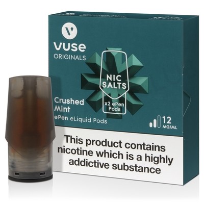 Crushed Mint ePen Nic Salt Prefilled Vape Pod by Vuse
