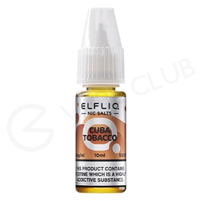 Cuba Tobacco Nic Salt E-Liquid by Elf Bar Elfliq