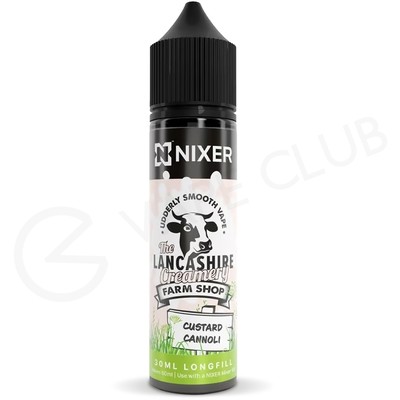 Custard Cannoli Longfill Concentrate by Nixer x The Lancashire Creamery